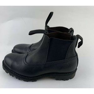 Lastrite New Zealand Mens Black Leather Ankle Boot